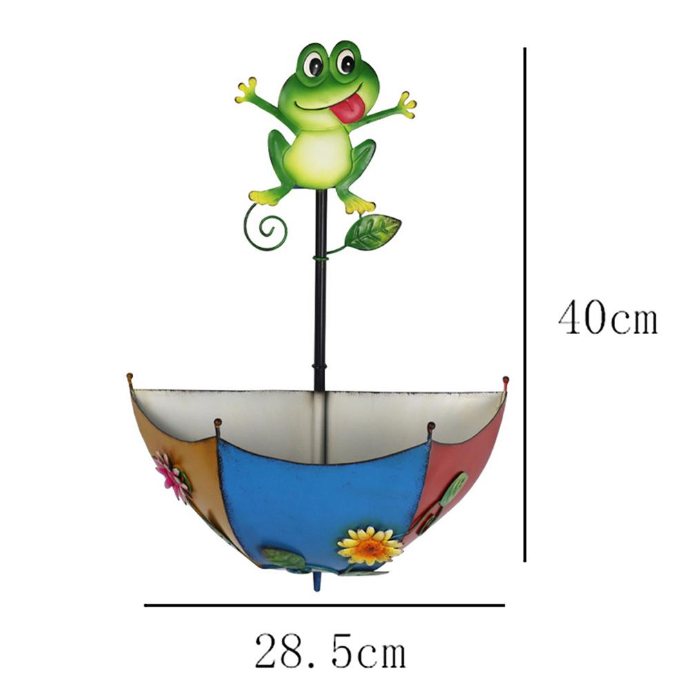 Umbrella Decorative Flower Pots Easy Installation Wall Mounted Plants Vases Handmade Hanging with Leakage Hole for Outdoor Patio