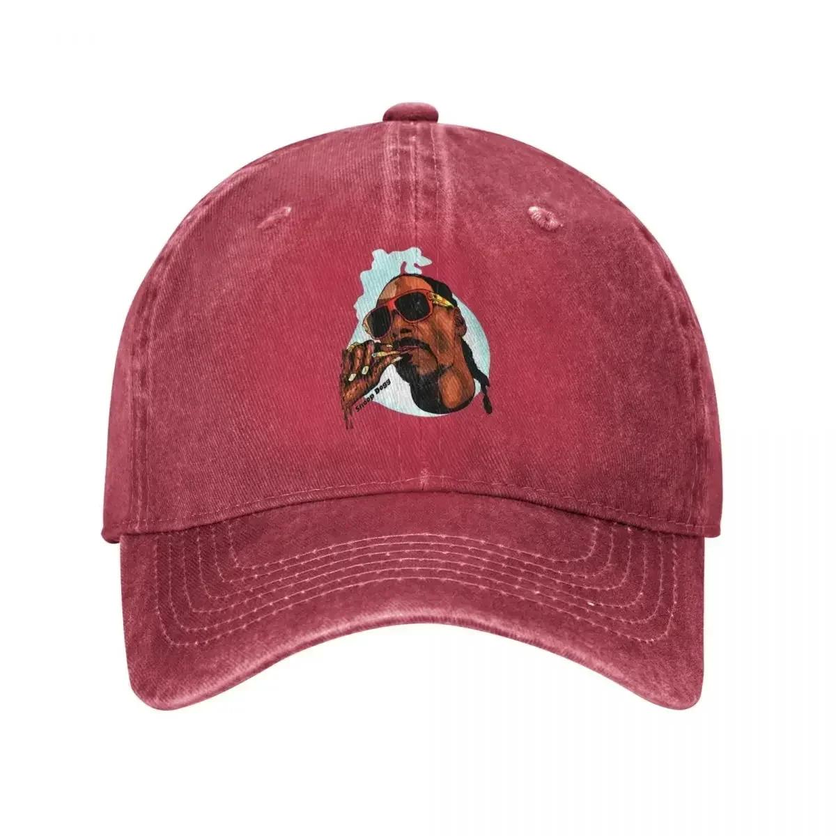 

Snoop Dogg Art Men Women Baseball Cap Hip Hop Music Rapper Distressed Cotton Hats Cap Fashion Outdoor Activities Headwear One Size