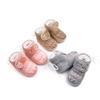 Cozy Winter Baby Shoes: Soft Rubber Sole, Non-Slip, Plush Cotton, Warm Walker for 0-1 Year Olds