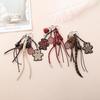 INS Stil kleiner Bär Anhänger Schlüsselanhänger Niedrige geflochtene Seil Tennis Schläger DIY Zubehör Tasche Anhänger Stück Geschenk A235