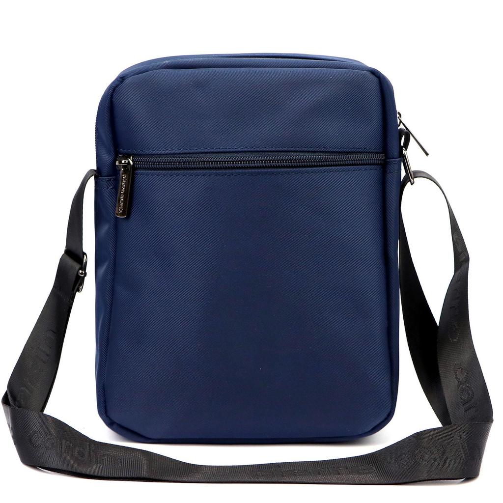 Saszetka męska na ramię z poliestru Pierre Cardin