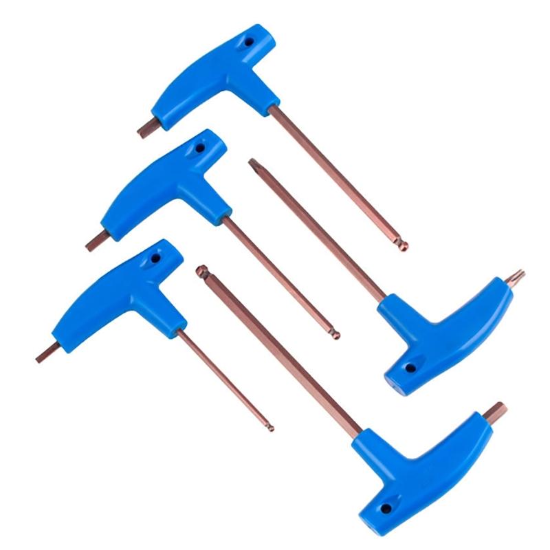 Ergonomic T-Handle Allen Wrench Bike Allen Hexagon Key Wrench Hand Tool