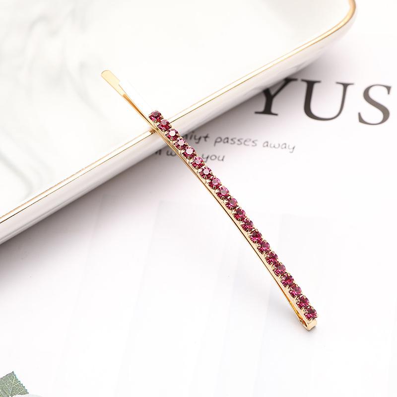 

Новые модные заколки для волос с разноцветными кристаллами для женщин и девочек, заколки-невидимки, аксессуары, зажим для волос, шпилька, головной убор, заколка-автомат