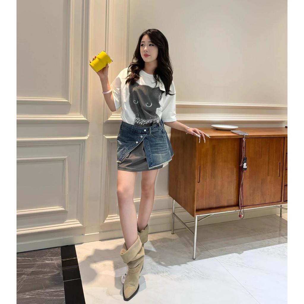 [Spot] Pile Boots Women's 2025 Autumn and Winter New Wasteland Wind Pointed Knight Boots Western Desert Cowboy Women's Boots