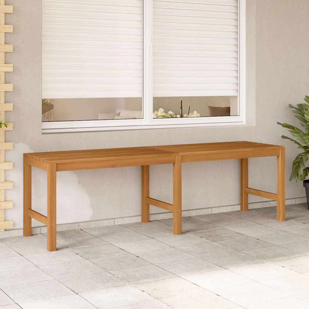 Vidaxl Ławka Ogrodowa, 150 Cm, Lite Drewno Tekowe