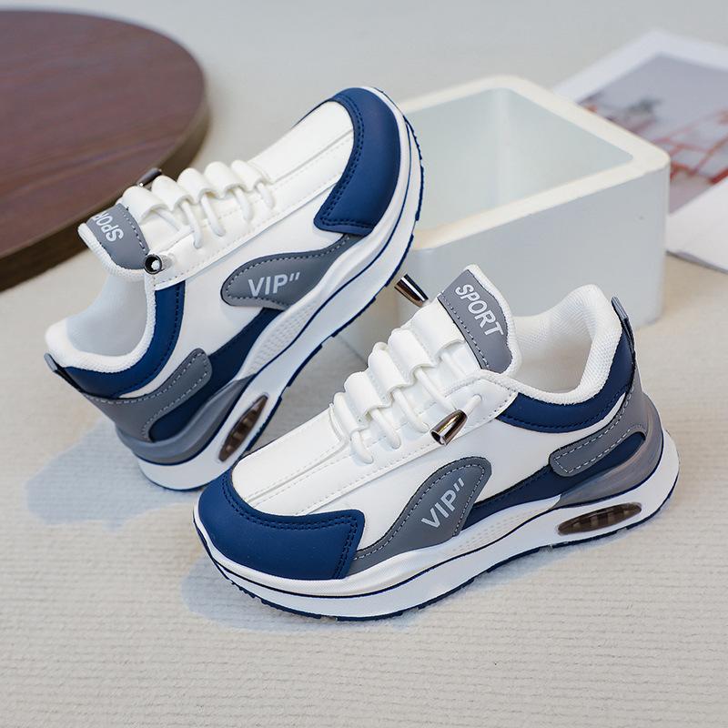 

Спортивная обувь для мальчиков 2025 весна и осень новая детская сетчатая дышащая обувь для бега для мальчиков повседневная обувь для девочек нескользящая 37 белый