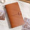 A6 Vintage Notebook PU Leather Blank Kraft Diary Note Book Journal Sketchbook Stationery School Office Supplies