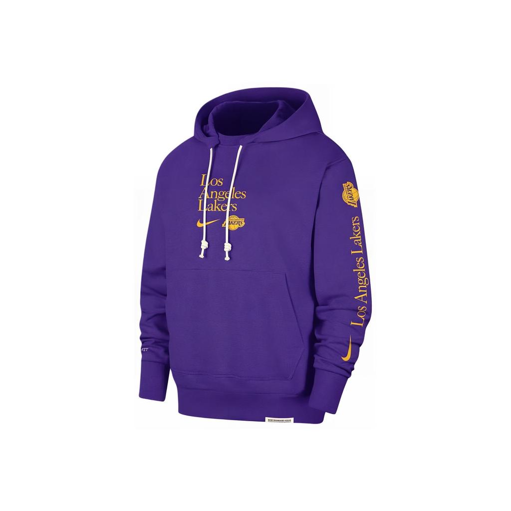 Nike Letter Print Hoodie Men Tops Purple FD8595-504