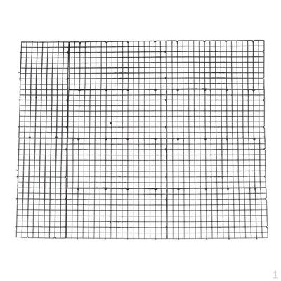 10x Akvaryum Balık Tankı Filtresi İzolasyon Kurulu Izgara Tepsisi Alt Siyah 30x15cm