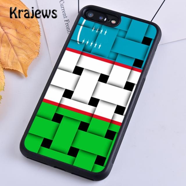 Krajews Uzbekistan Flag Phone Case Cover For iPhone 17 Air 16 15 14 Plus 11 12 13 Pro Max Coque Shell Fundas