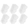 Stackable Condiment Holders Food Grade Plastic Sauces Organizers Double Compartment Container for Snacks and Dressings
