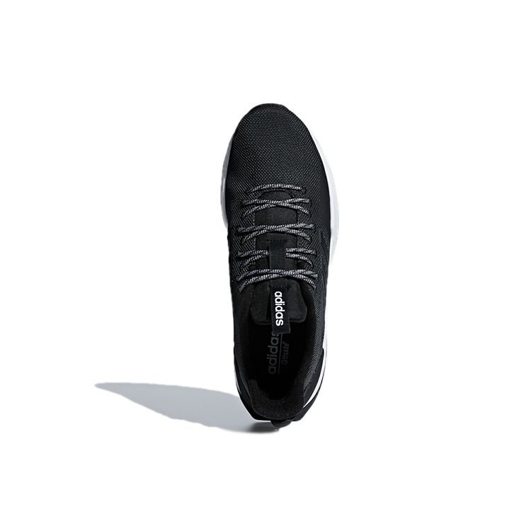 Adidas Neo Questar Trail Round Toe Lace-Up Fabric Breathable Low-Top Running Shoes Men Sneakers Black BB7438