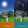 Solar Outdoor Animal Repellent Motion Sensor 5 Mode Scare Away Machine for Birds Cats Foxes Farm Garden Yard Backyard Camping