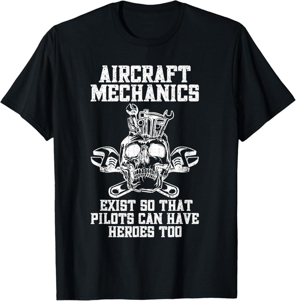 New Limited Airplane Mechanic Aircraft Maintenance Pilot Technician T-Shirt Mens Womens Tees Top Tops Tee