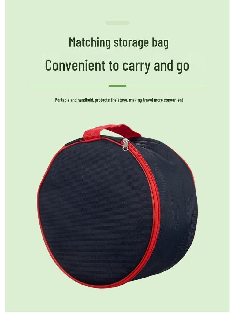 Nine-Head Portable Outdoor Gas Stove for Camping and Picnics