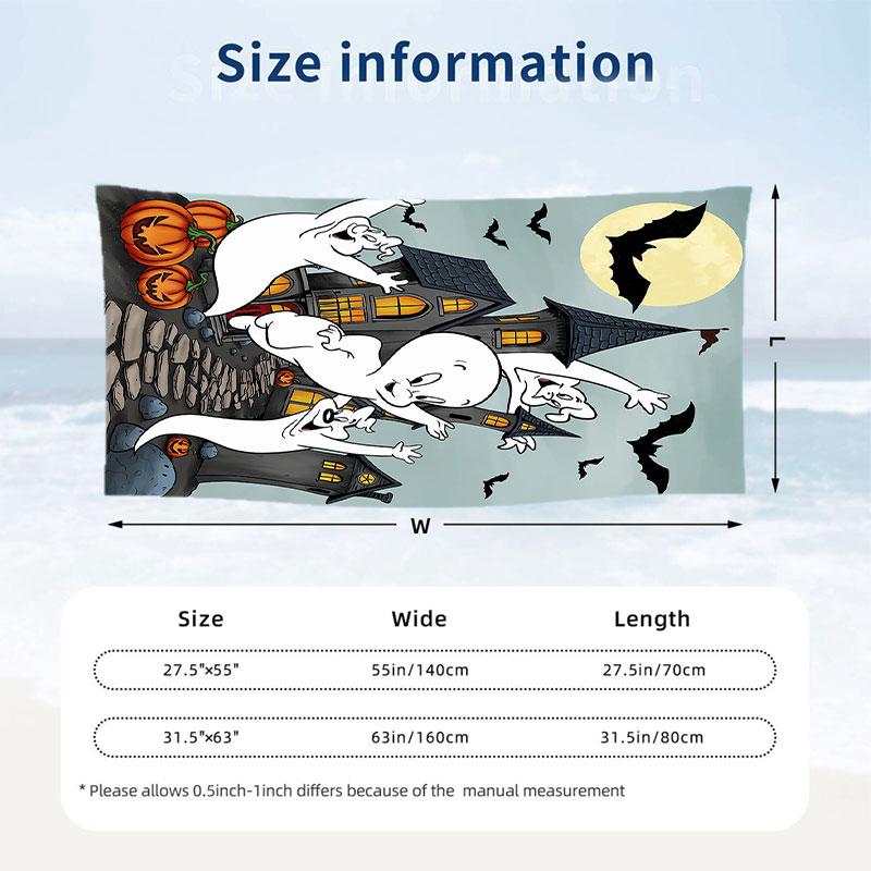 Large Beach Towel Quick Dry Absorbent Towel For Beach IndoorCasper the Friendly Ghost