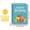 50 Pcs Creative Birthday Decorative Cards - Party Atmosphere Decoration, Blessing Greeting Cards, Scrapbook Sticker Set