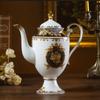 British Royal Bone China Coffee Cup and Saucer Set, Luxury Tea Cup Set for Espresso, Latte & Afternoon Tea