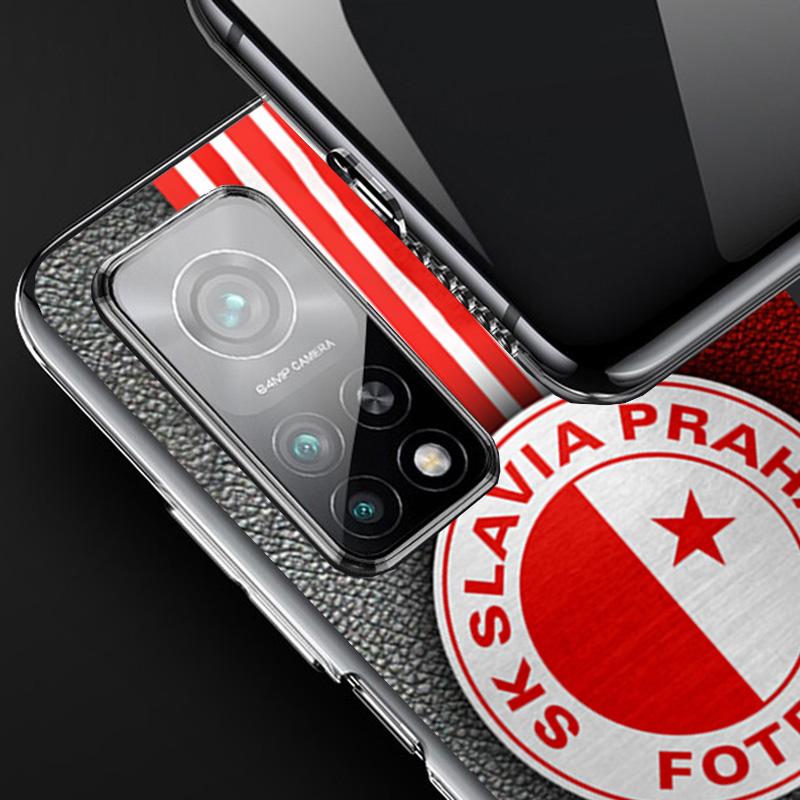 Sk Slavia Praha Czechy Etui na Telefon Dla Xiaomi Redmi Note 15 14 13 12S 12 11 Pro Plus 14S 11S 11E 10 10S 11T 5G Personaliz