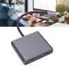 USB C to 2 HD Multimedia Adapter Support 4K 60Hz Extended and Mirrored Display Type C to HD Interface Splitter for Laptop