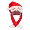 Ear Moving Jumping Hat,Dress Up Cosplay Costume,Christmas Plush Hat for Halloween Party Christmas