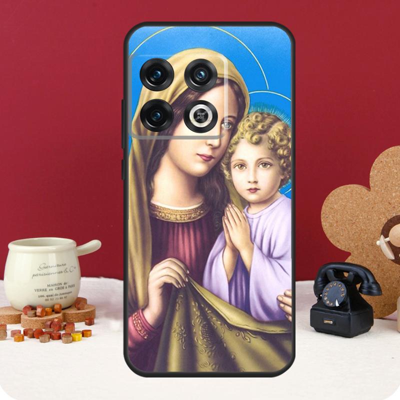 Religious Mary and Jesus Cover For OnePlus Nord 4 CE 3 2 Lite N30 N20 N10 OnePlus 10T 8T 13R 12R 13 12 11 10 Pro Case