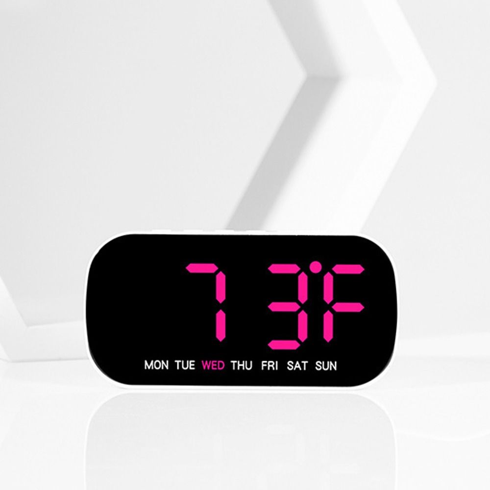 Large Display LED Digital Clock 5 Levels Brightness Electronic Alarm Clock Living Room Decor