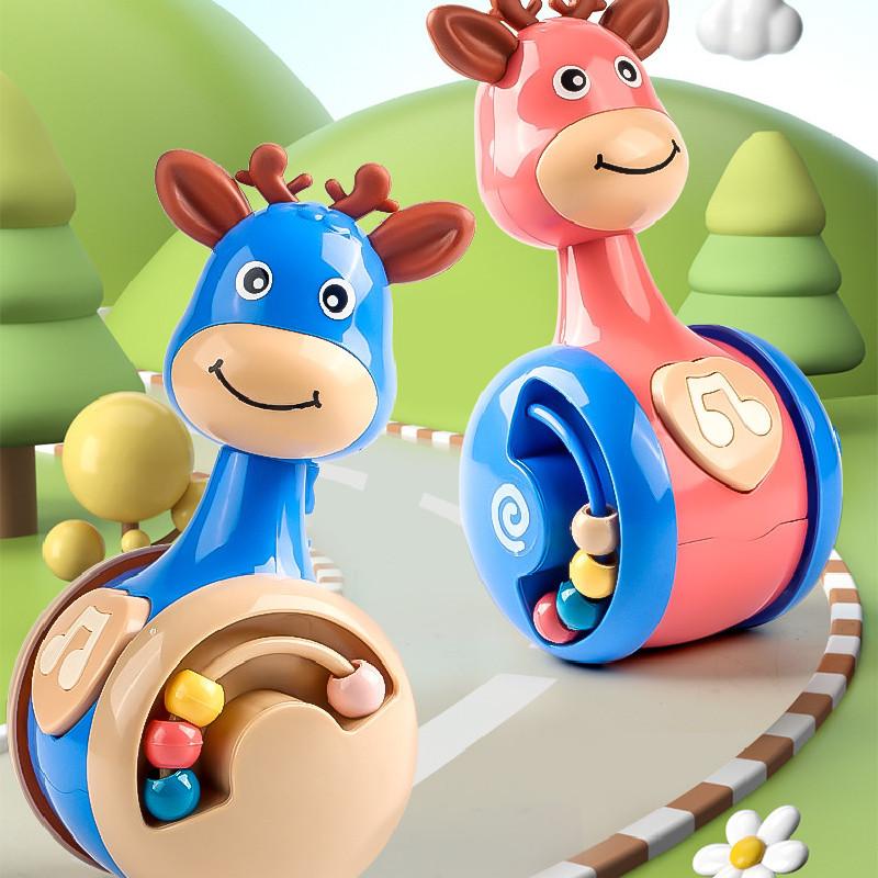 Adorable Deer Baby Soothing Educational Toy For Crawling Infants And Toddlers