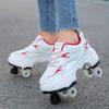 Adult Four-wheel Deformed Walking Shoes Men's and Women's Roller Skates Children's Skates Boys' and Girls' Two-wheel Sports Shoes