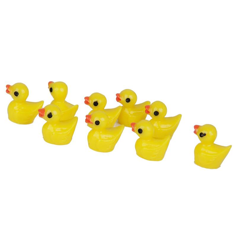 Dollhouse Miniature Pet Yellow Rubber Duck Animal CUTE 2cm H