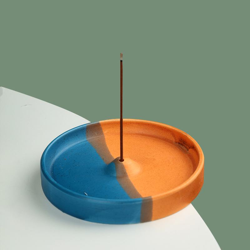 Ying Xiang Yuan Ceramic Incense Holder: Zen Tray & Palo Santo Burner for Home Decor Ceramic Incense Holder