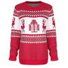 Christmas Sweater Woman Christmas Tree Deer Warm Sweater Knitted O-neck Sweater