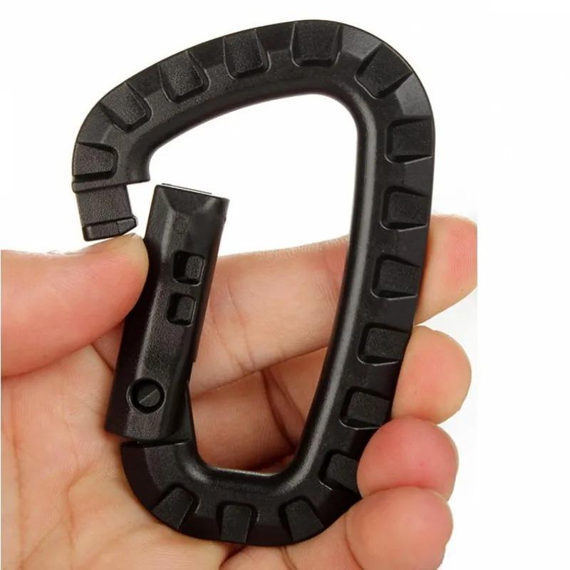 5PCS Mountaineering Chain Keychain Outdoor Backpack Mountaineering Hook Camping Mountaineering Equipment EDC Multi Tool