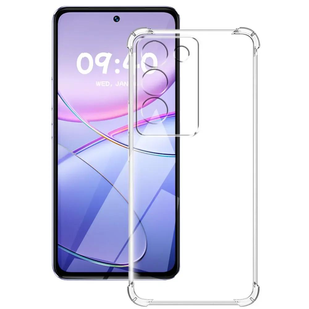 For Vivo V30 SE Case Clear Shockproof Silicone Soft Phone Case For For Vivo V30 Lite /VIVO T3 5G Transparent Protect Back Cover