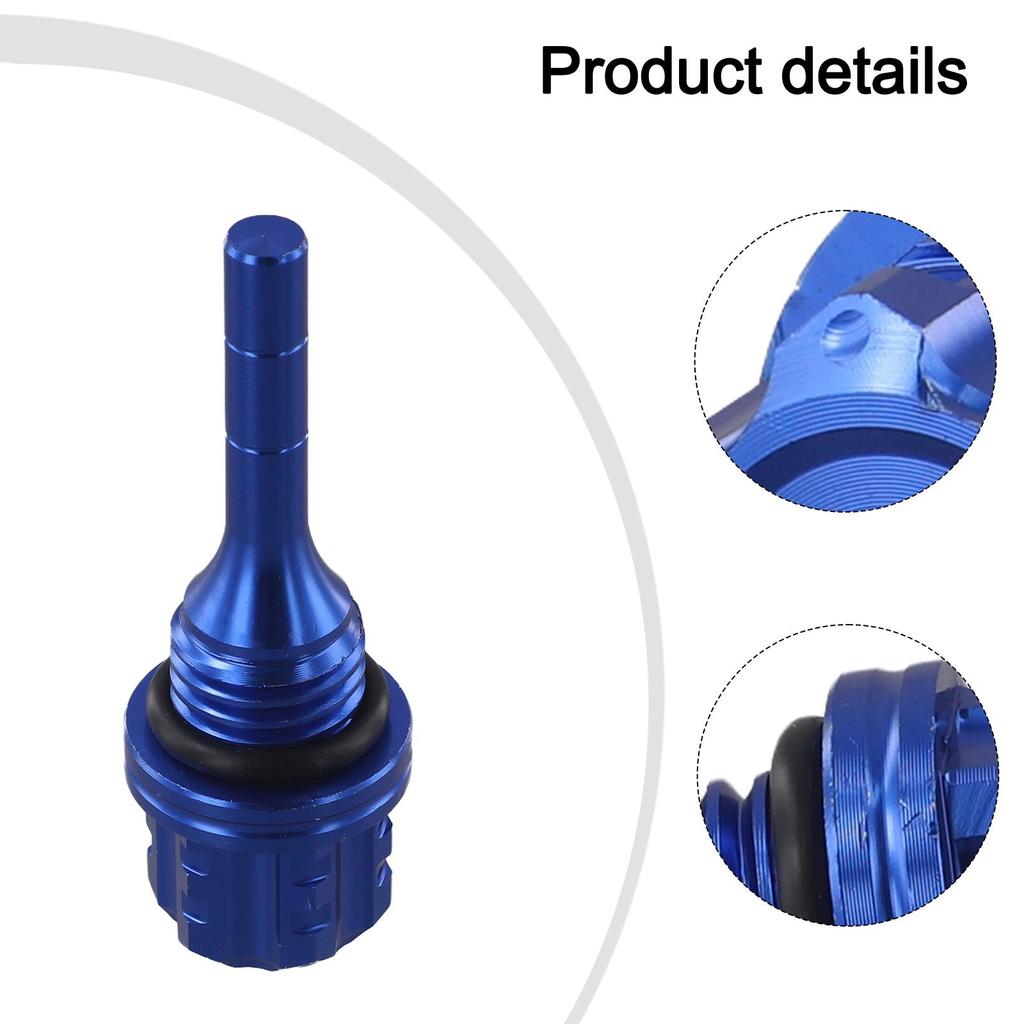 Motorcycle CNC Aluminum Alloy Hexagon Oil Dipstick for Style and Performance