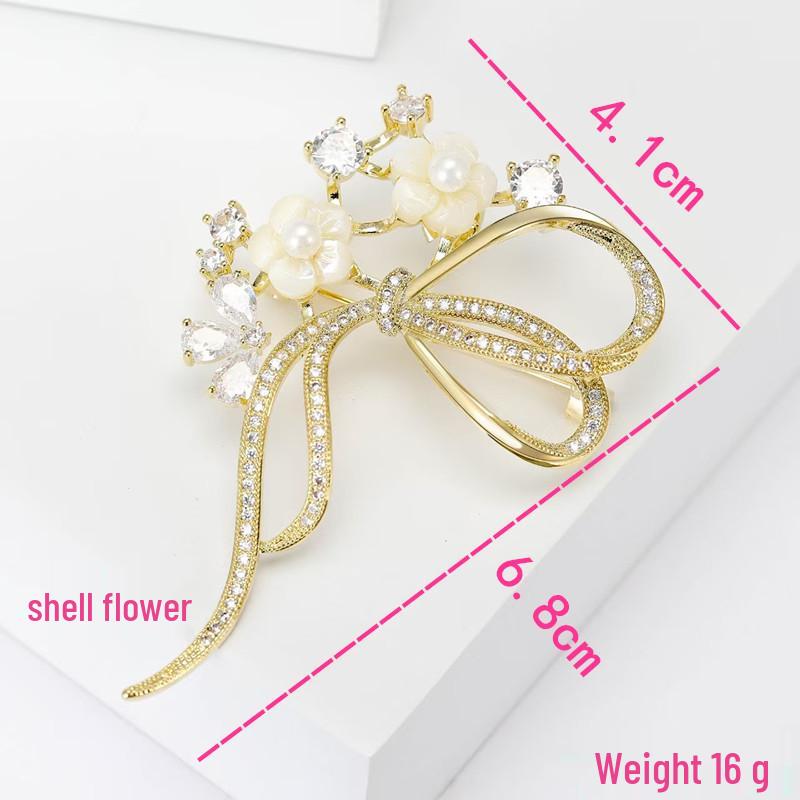 Exquisite Butterfly Rhinestone Brooch - Versatile 3D Floral Alloy Accessory for Women