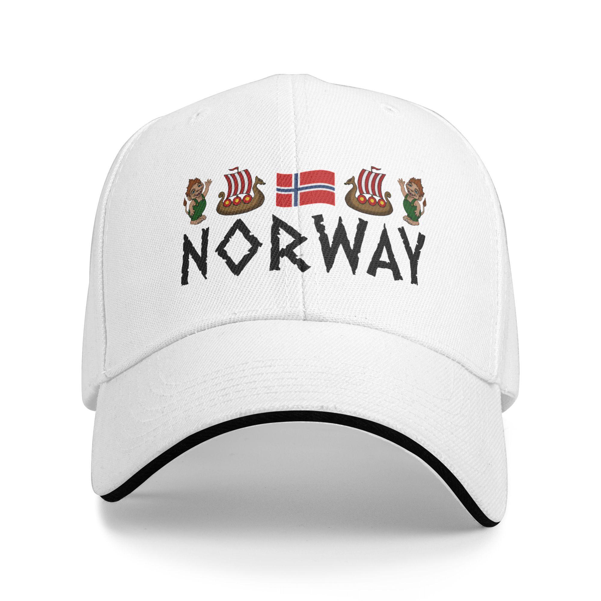 

Custom Norwegian Proud Norway Flag Baseball Cap Hip Hop Unisex Womens Adjustable Dad Hat Summer Snapback Hats One Size
