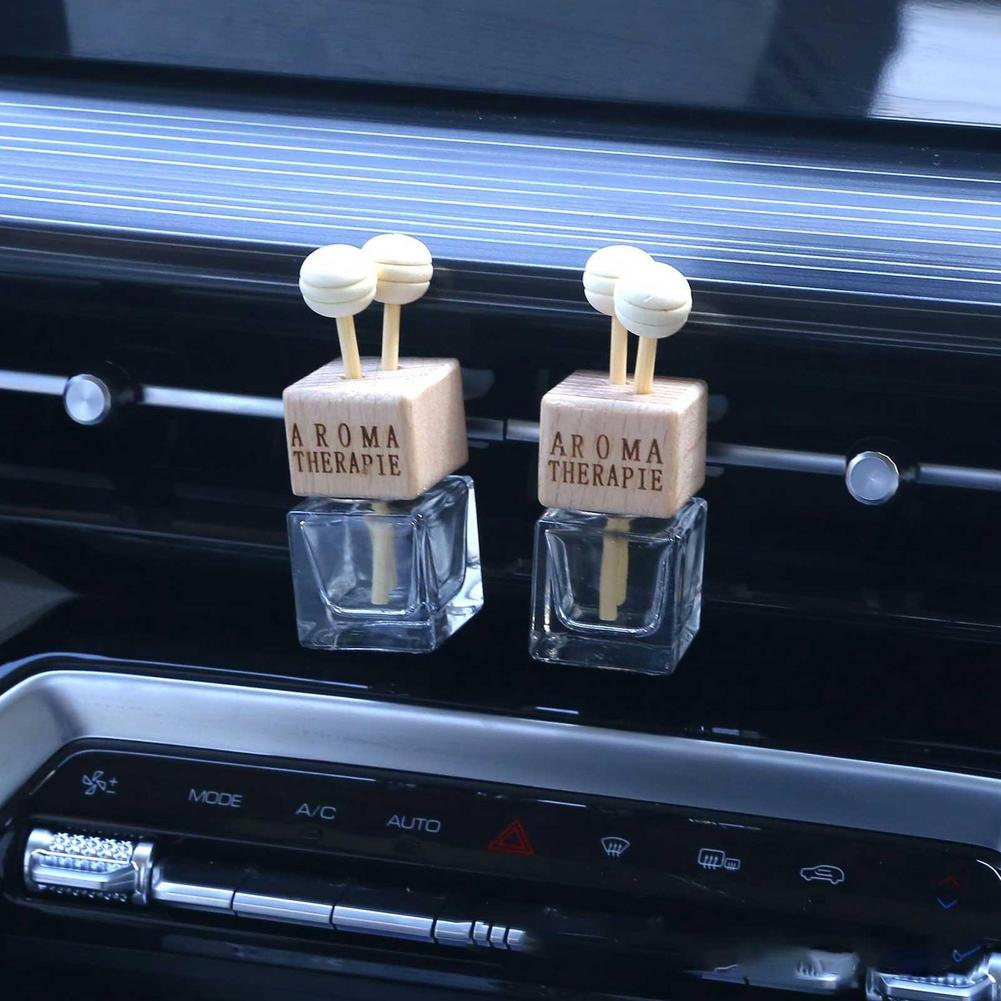 Refillable Car Essential Oil Diffuser Empty Bottle Aromatherapy Air Freshener Portable Perfume Ornament for Car Interior Home