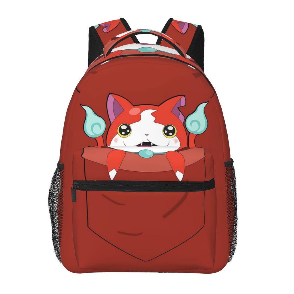 Good Love Bound Together Beauty Yokai Watch Jibanyan Backpack Student Boys Girls BookBag Children School Bag Laptop Shoulder Bag