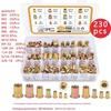 150-Piece Rivet Nut Set: Galvanized, Inch & Metric