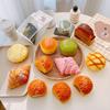 Bread Shape Slow Rebounding Squeeze Toy Squishy Gel Silica Gel Slow Rise Toy Exquisite Squishy Bread Stress RelievingNovel Toys