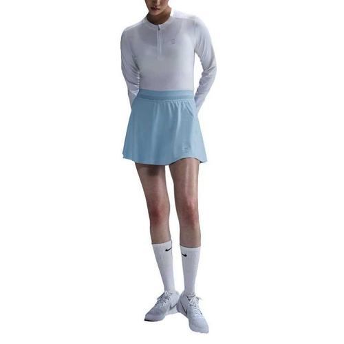 Nike Court AdvgeDri Fit Casual Short Skirts Women s Soulful Blue FZ6730-422 XL синий