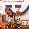 Halloween Front Door Hanging Pumpkin Witch Ghost Flags Sign For Halloween Home Haunted House Door Decorations,Halloween home decoration