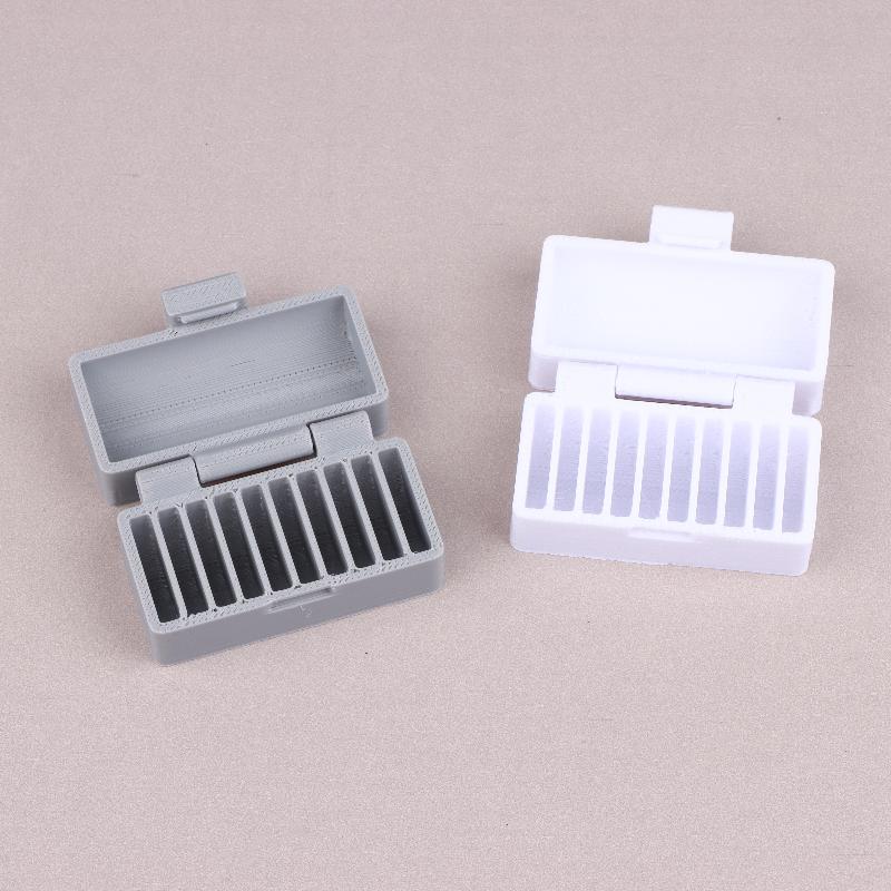10-Hole Cr2032/Cr2025 Battery Box Coin Cell Battery Storage Case Portable Batteries Protective Holder Small Battery Organizer