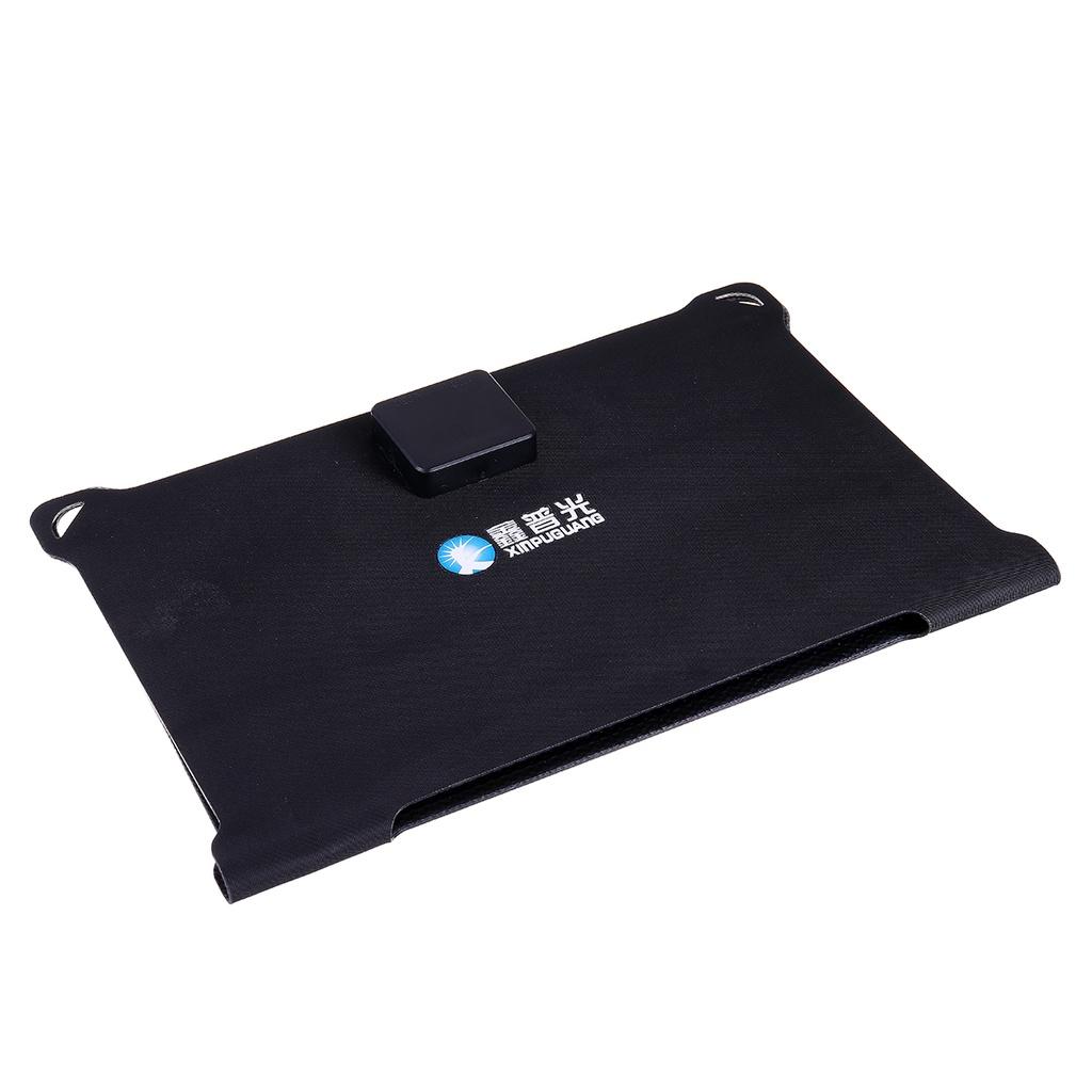 Outdoor Sunpower Foldable Solar Panels Portable Solar Charger 2 USB Port for Phone Traveling Camping Hiking Black 100W 5V