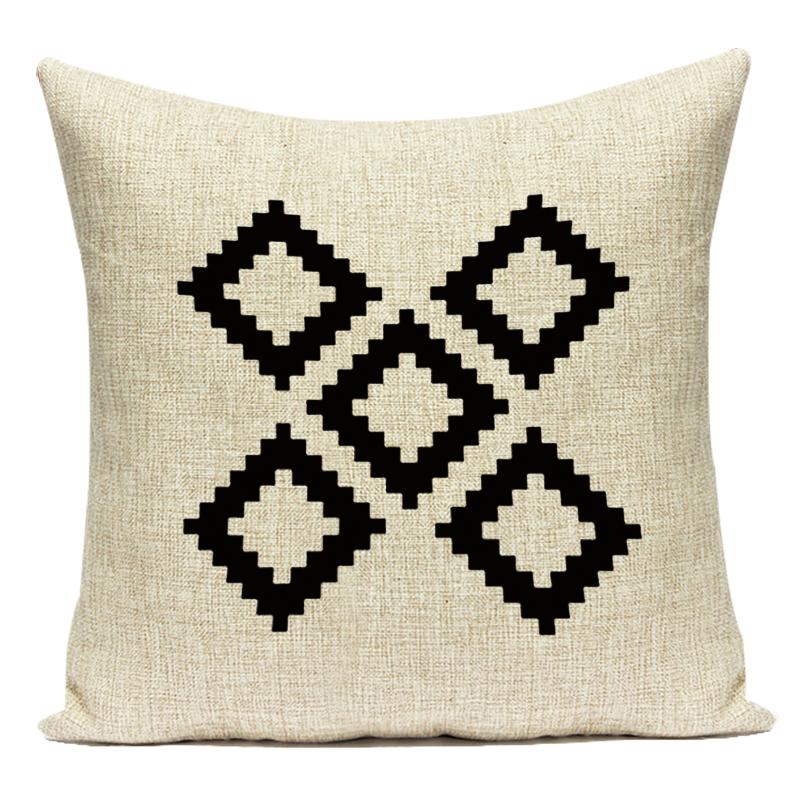 Nordic Geometry Cushion Cover Sofa Pillow Cases Bird Tree Print Pillow Cover For Bedroom Home Decor Car Office Decorative