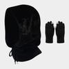 Adult Winter Trapper Hat, Neck Cover and Gloves Set, Windproof Lined with, Warm Outdoor Set