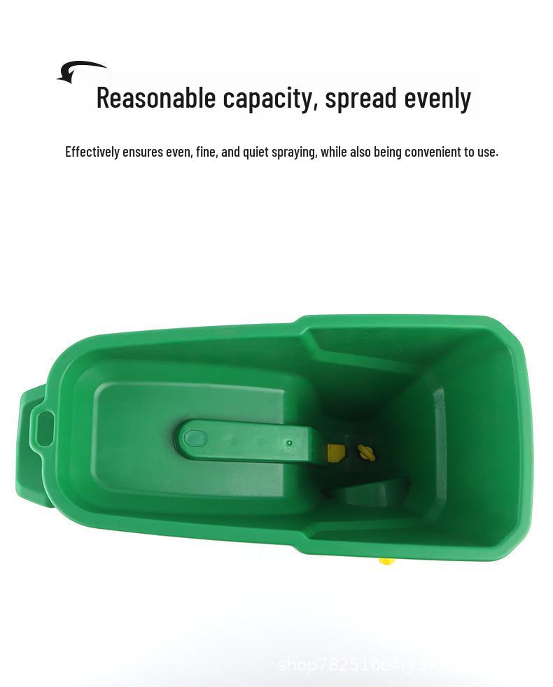 Portable Hand-Cranked Seed and Fertilizer Spreader for Gardening and Lawn Care