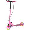 Kinderroller, Doppelte Bremsen, Metallrahmen, Fußstütze, Faltbar, 3-8 Jahre, Pink