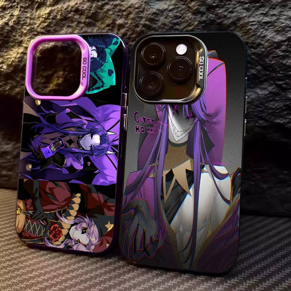 The Freak Circus Pierrot Game Phone Case For iPhone 16 15 14 13 12 11 Pro Max 17 Plus Colorful Cover